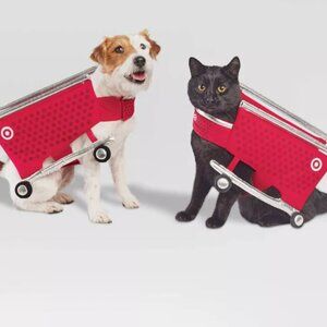 Adult Target Shopping Basket Halloween Costume + pet costume
